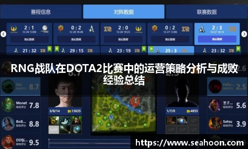 RNG战队在DOTA2比赛中的运营策略分析与成败经验总结