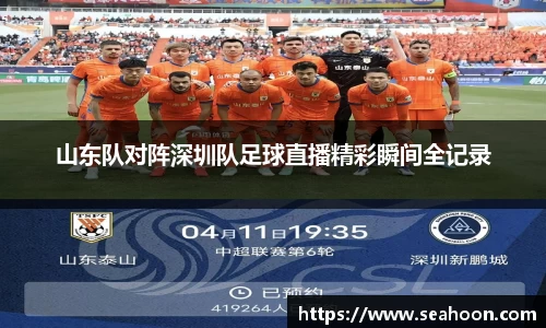 山东队对阵深圳队足球直播精彩瞬间全记录