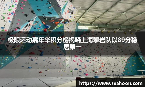 极限运动嘉年华积分榜揭晓上海攀岩队以89分稳居第一